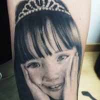 锁骨纹身女生头像图片大全图片