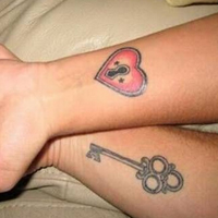 小清新情侣图片唯美 纹身头像图片