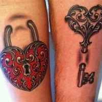 小清新情侣图片唯美 纹身头像图片