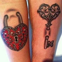 小清新情侣图片唯美 纹身头像图片