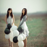 蘑菇头宝宝女生头像图片