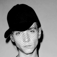 欧美男模超拽黑白头像图片