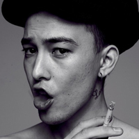 欧美男模超拽黑白头像图片