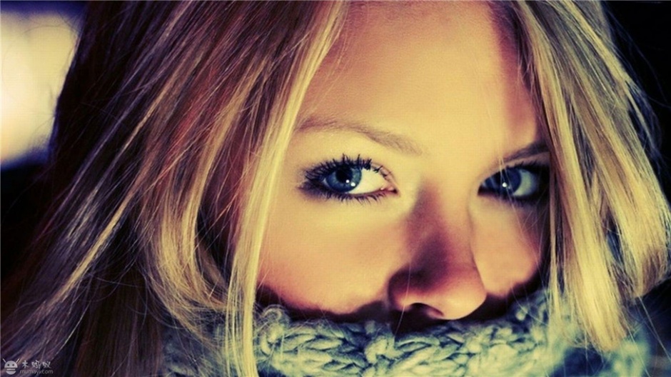 欧美女生唯美意境空间素材