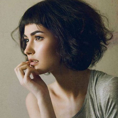 个性清爽的欧美帅气女生短发发型