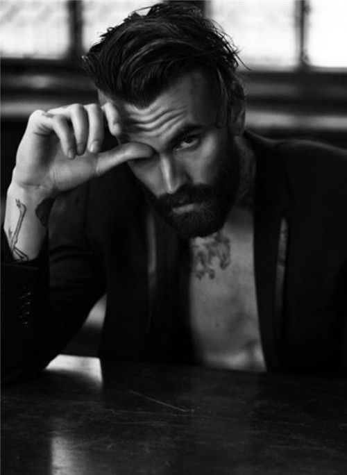 欧美男生潮流时尚油头发型头像