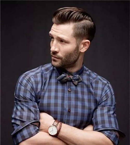 欧美男生潮流时尚油头发型头像
