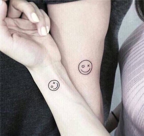精致个性欧美情侣纹身小清新图片