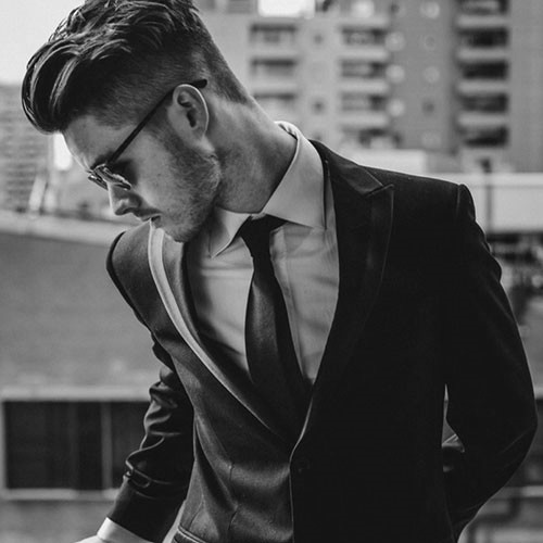 雅痞欧美绅士黑白男生头像精选