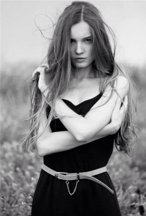 欧美人物复古黑白唯美写真照片