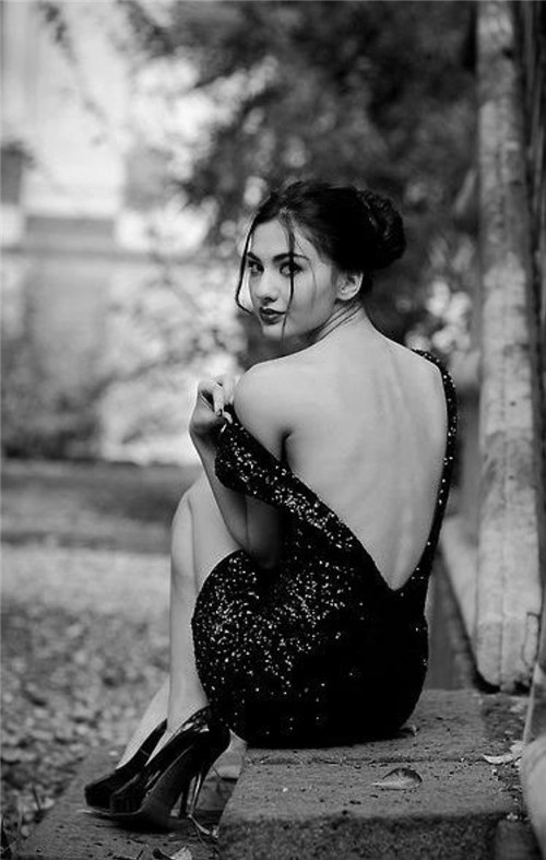 欧美人物复古黑白唯美写真照片