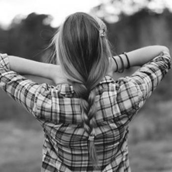 欧美风黑白图片背影头像精选