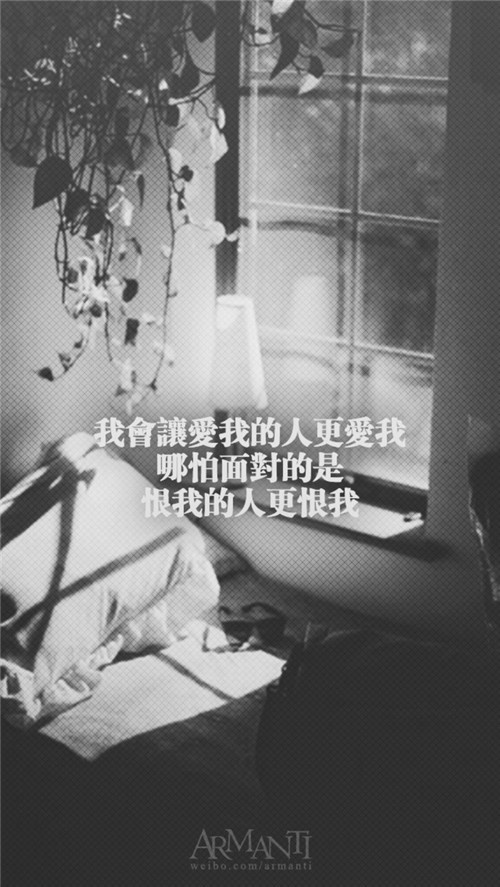 带字手机壁纸黑白欧美个性图片