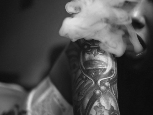 伤感美女黑白欧美意境头像