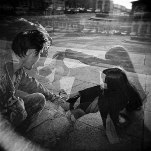 欧美情侣黑白个性头像精选