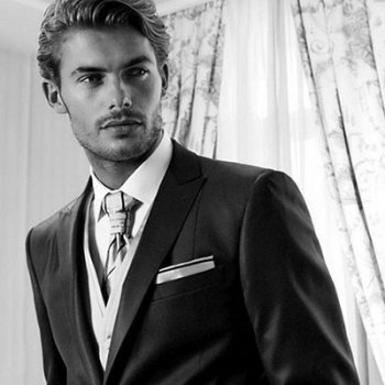 帅气欧美男生头像黑白西装精选图片