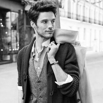 帅气欧美男生头像黑白西装精选图片