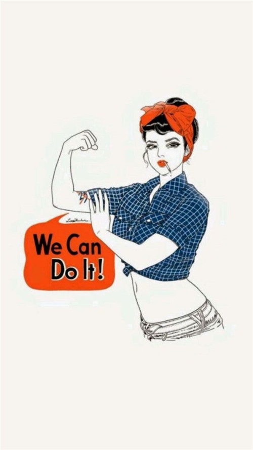 欧美风卡通霸气女生个性手机壁纸图片