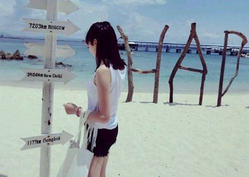 好看个性女图片大全 一道伤感的身影