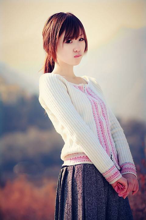 可爱90后唯美森系女生图片