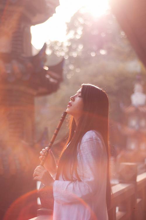 可爱90后唯美森系女生图片