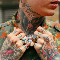 好看个性非主流纹身头像图片大全