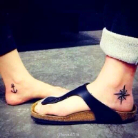 小清新情侣唯美 纹身头像图片大全