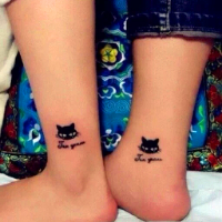 小清新情侣唯美 纹身头像图片大全