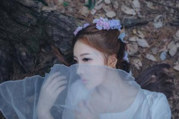 森系唯美意境女生图片赏析