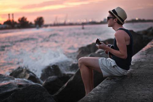 唯美颓废欧美范男生图片
