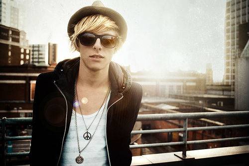 伤感颓废欧美范男生图片大图