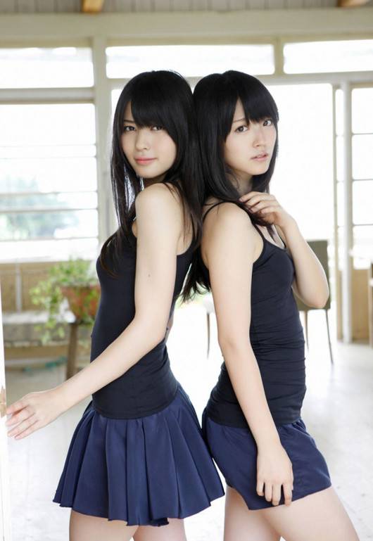 唯美清新女生姐妹花图片