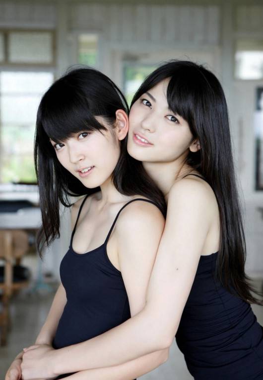 唯美清新女生姐妹花图片