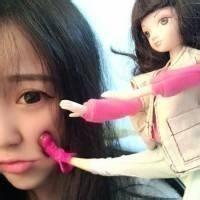 长发可爱女生闺蜜头像图片