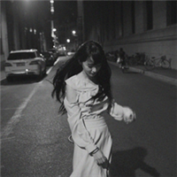 qq黑白图片女生头像大全