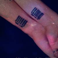 欧美范个性纹身情侣头像图片