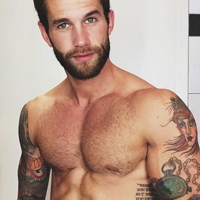 黑白纹身霸气男生头像图片