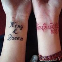 纹身甜蜜情侣头像图片大全