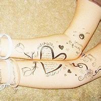 纹身甜蜜情侣头像图片大全