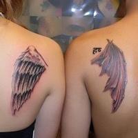 纹身甜蜜情侣头像图片大全