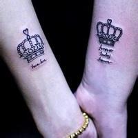 纹身甜蜜情侣头像图片大全
