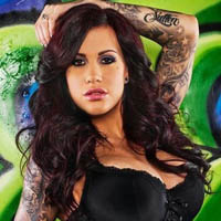 喝酒纹身的霸气欧美女生头像图片大全