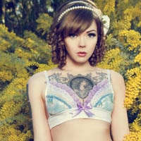 喝酒纹身的霸气欧美女生头像图片大全