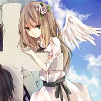 超可爱唯美带字女生姐妹头像图片