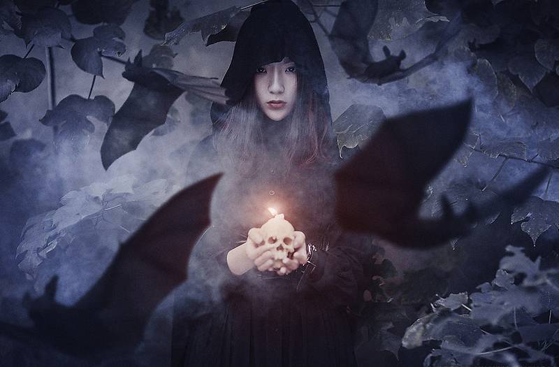 欧美暗黑系女生图片唯美冷艳