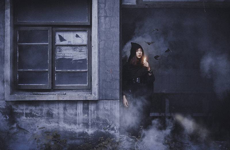 欧美暗黑系女生图片唯美冷艳