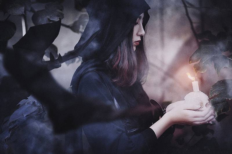 欧美暗黑系女生图片唯美冷艳