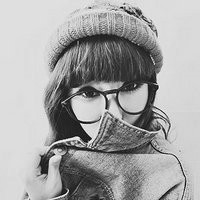 非主流个性人物黑白头像图片