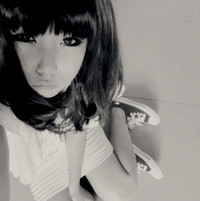 非主流个性人物黑白头像图片