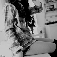 非主流个性人物黑白头像图片